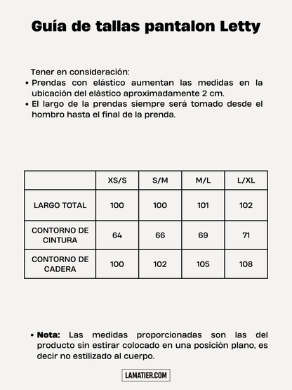 Pantalón Letty  Chambray de Brillos