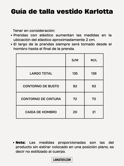 Vestido Karlotta Beige