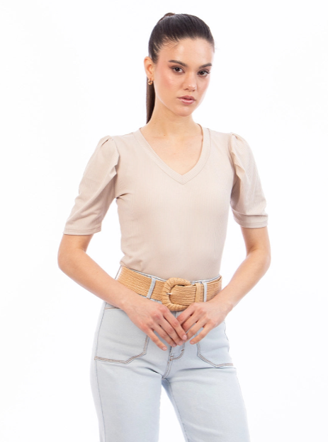 Polo Donna Beige