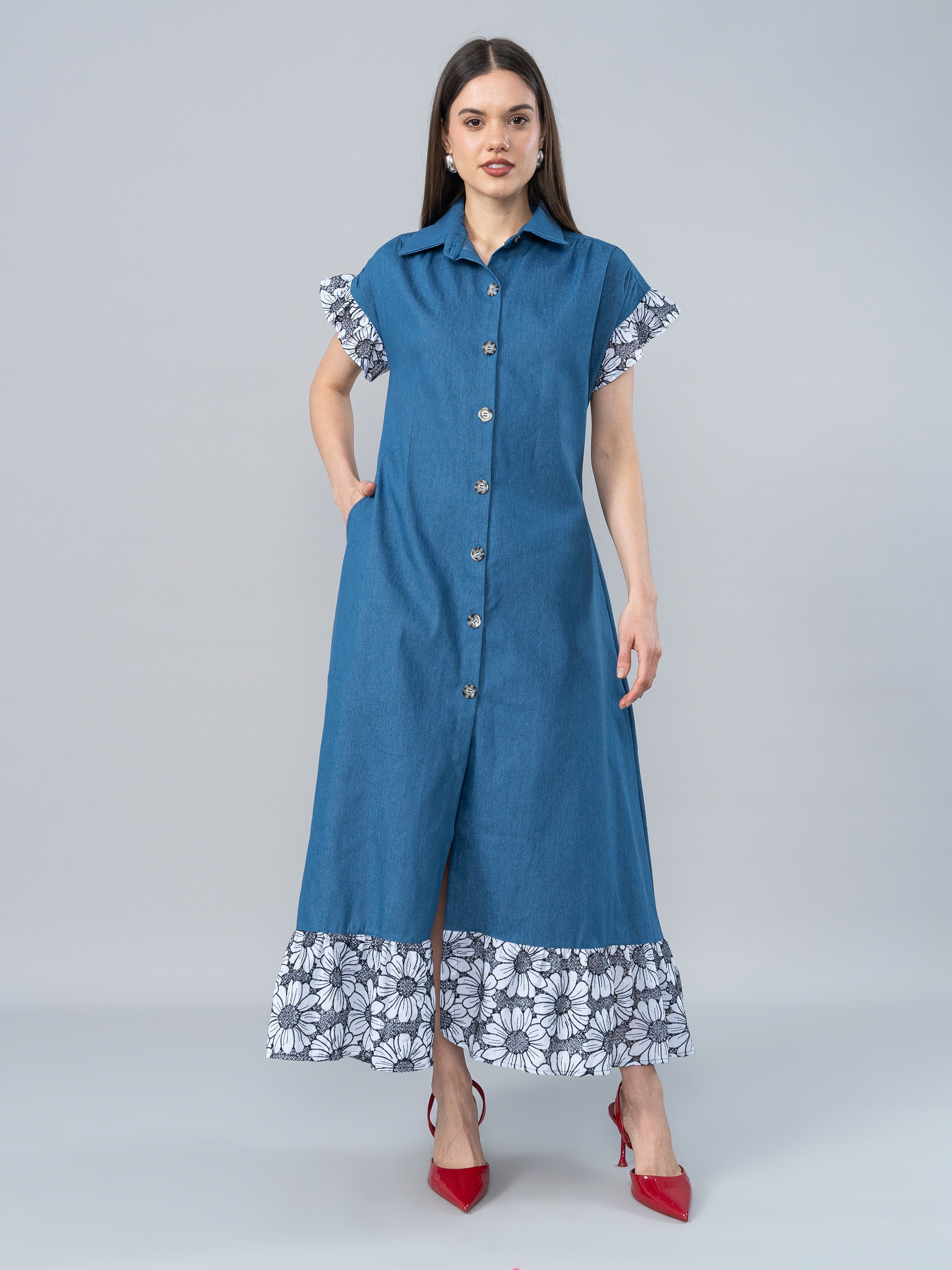 Vestido de Chambray Antonieta