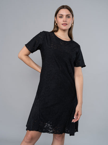 Vestido Erika Labrado Negro