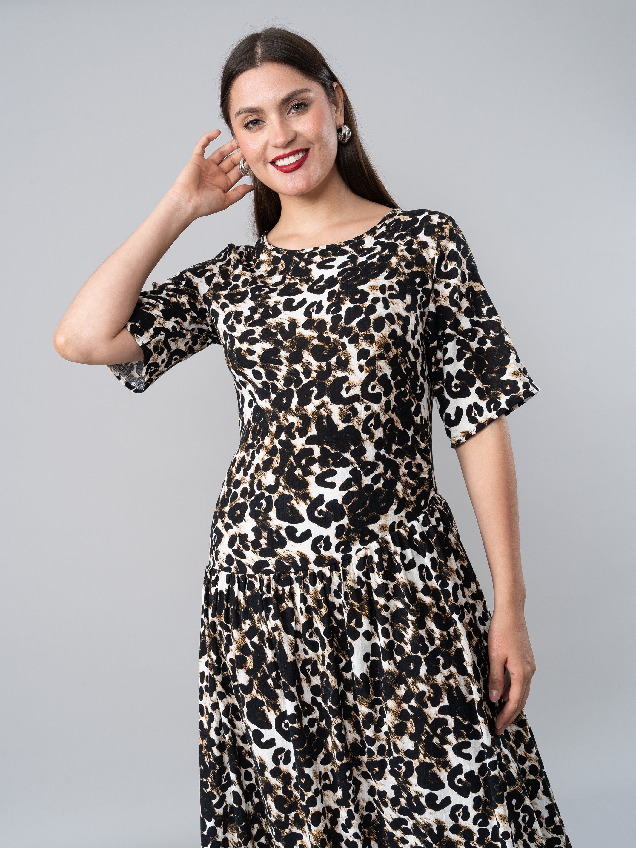 Vestido Paula Estampado Animal Print