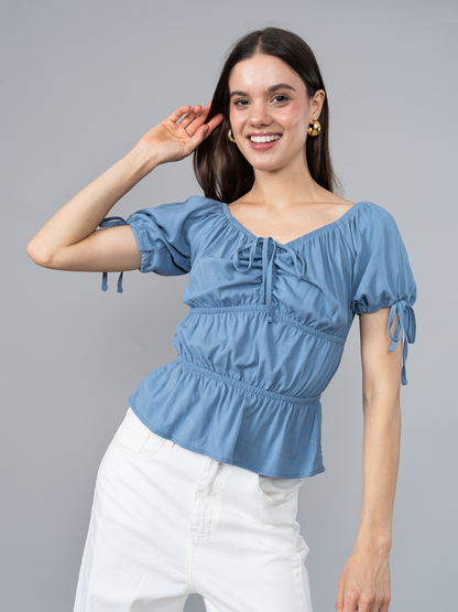 Blusa de Lino Samy Acero