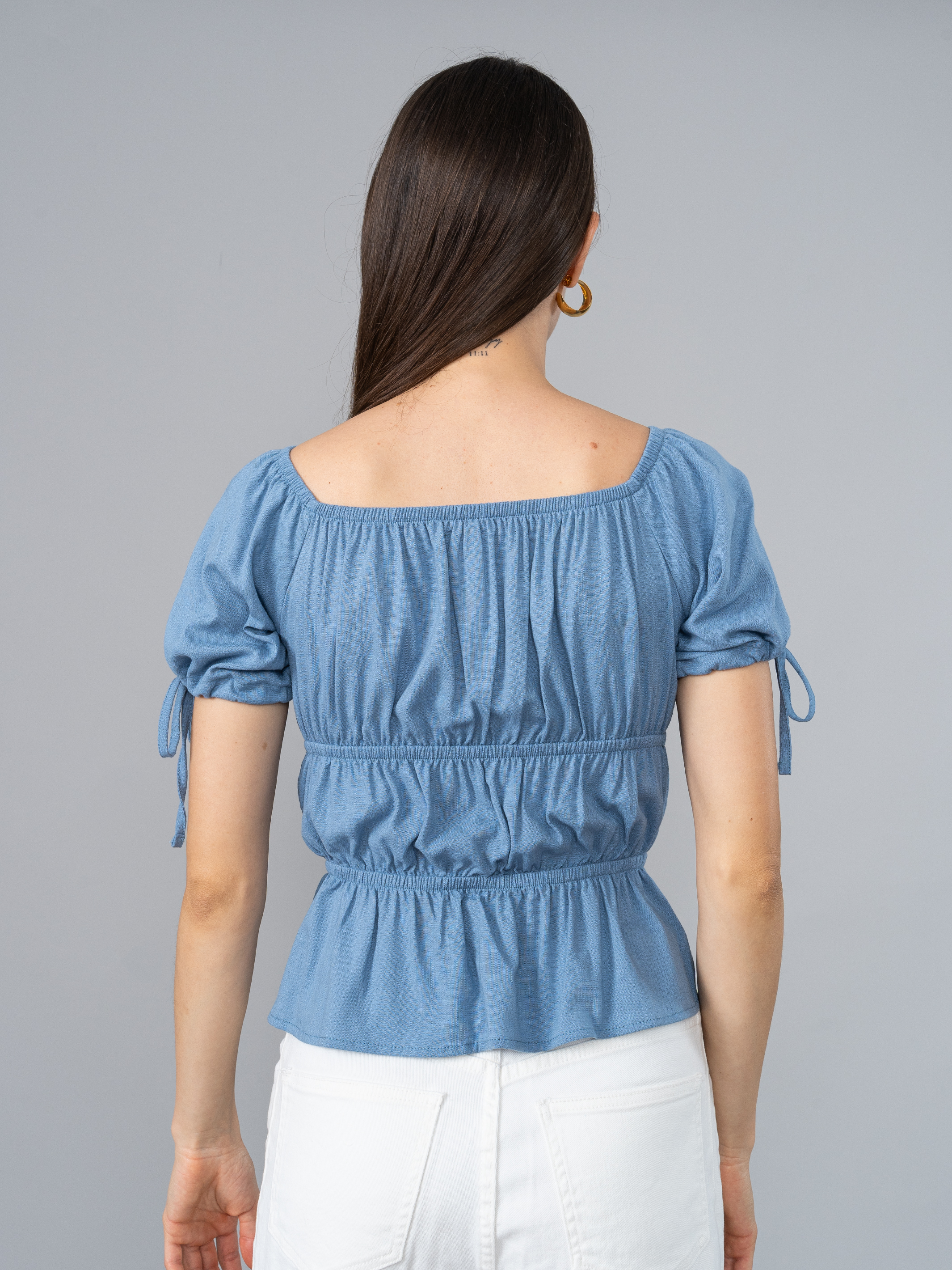 Blusa de Lino Samy Acero