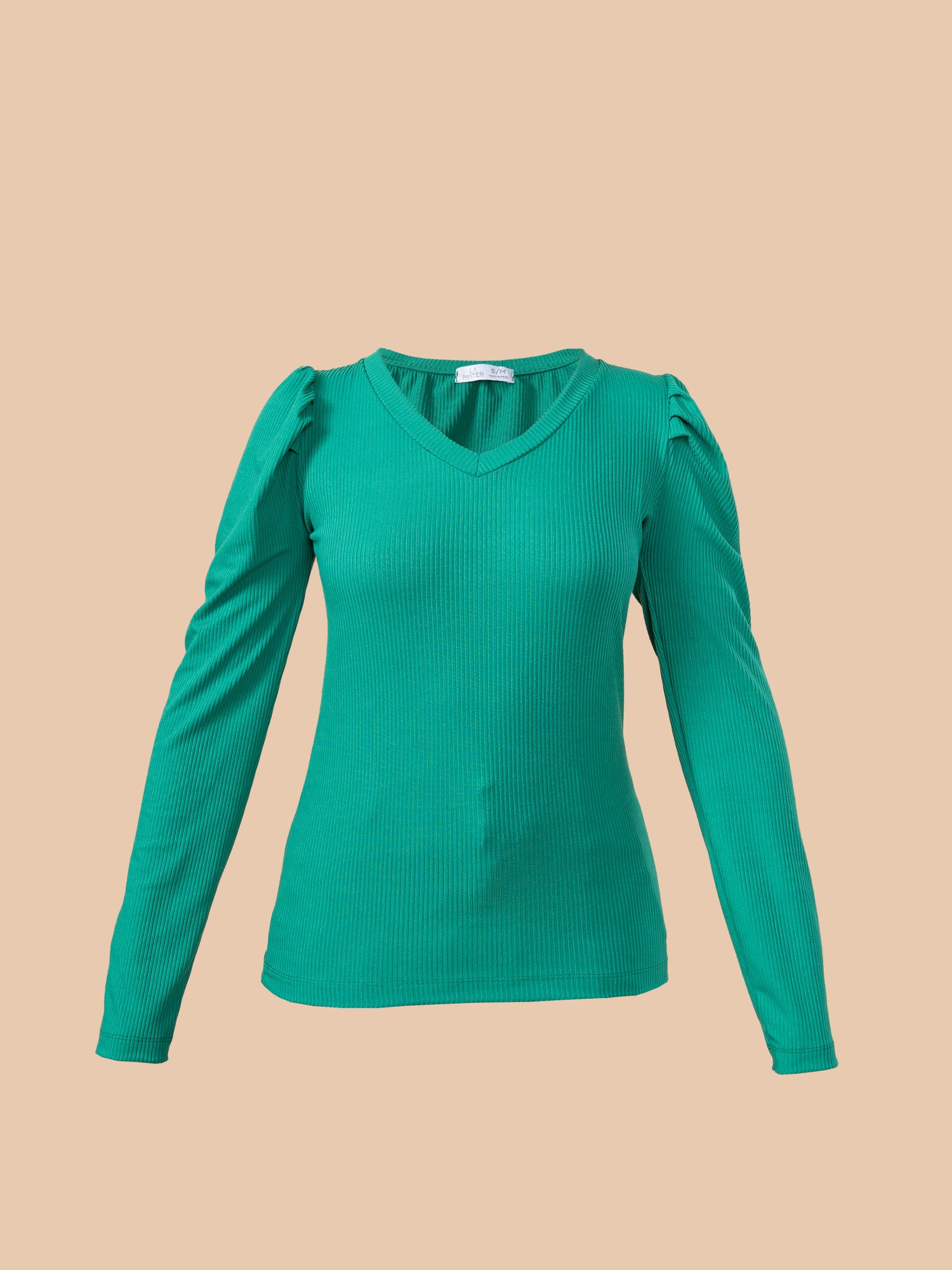 Polo Donna Manga Larga Verde