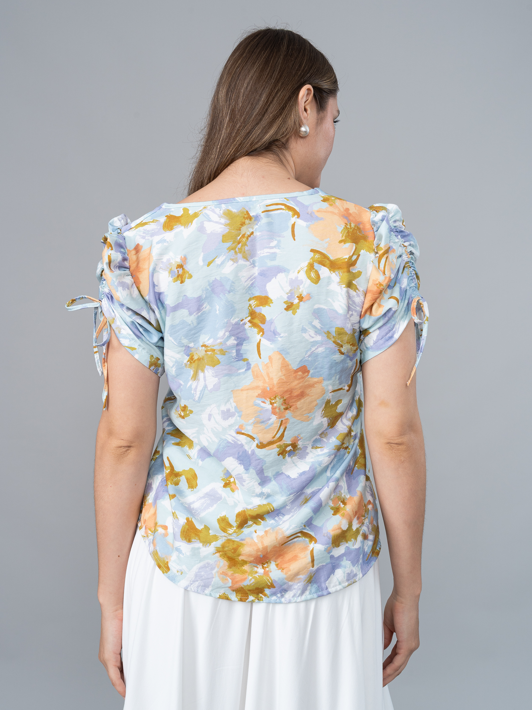 Blusa Emma Estampada Azul