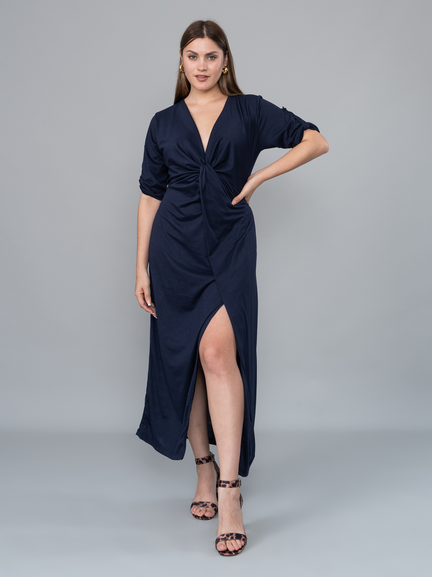 Vestido Antonietta Azul en Viscosa