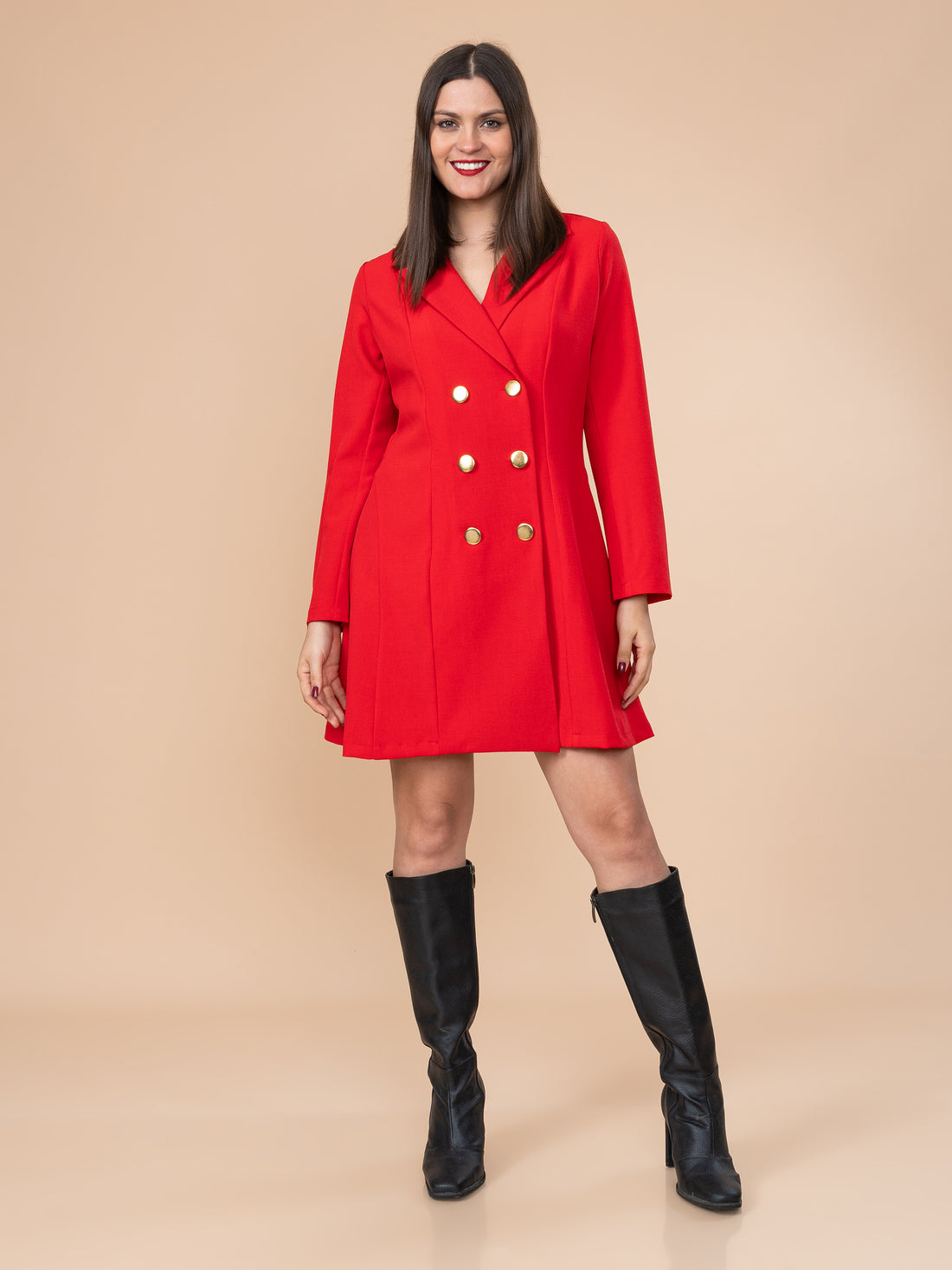 Vestido Georgia Rojo