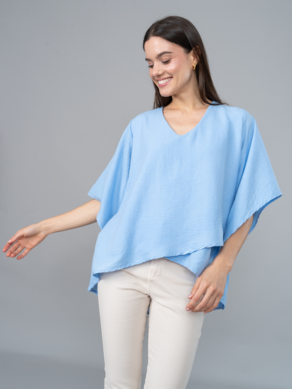 Blusa Camila Celeste en Vienna