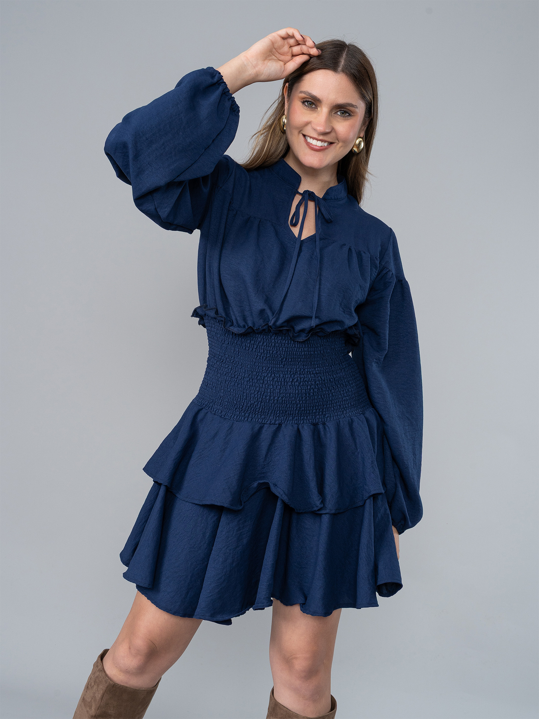 Vestido Ada Azul en Genova