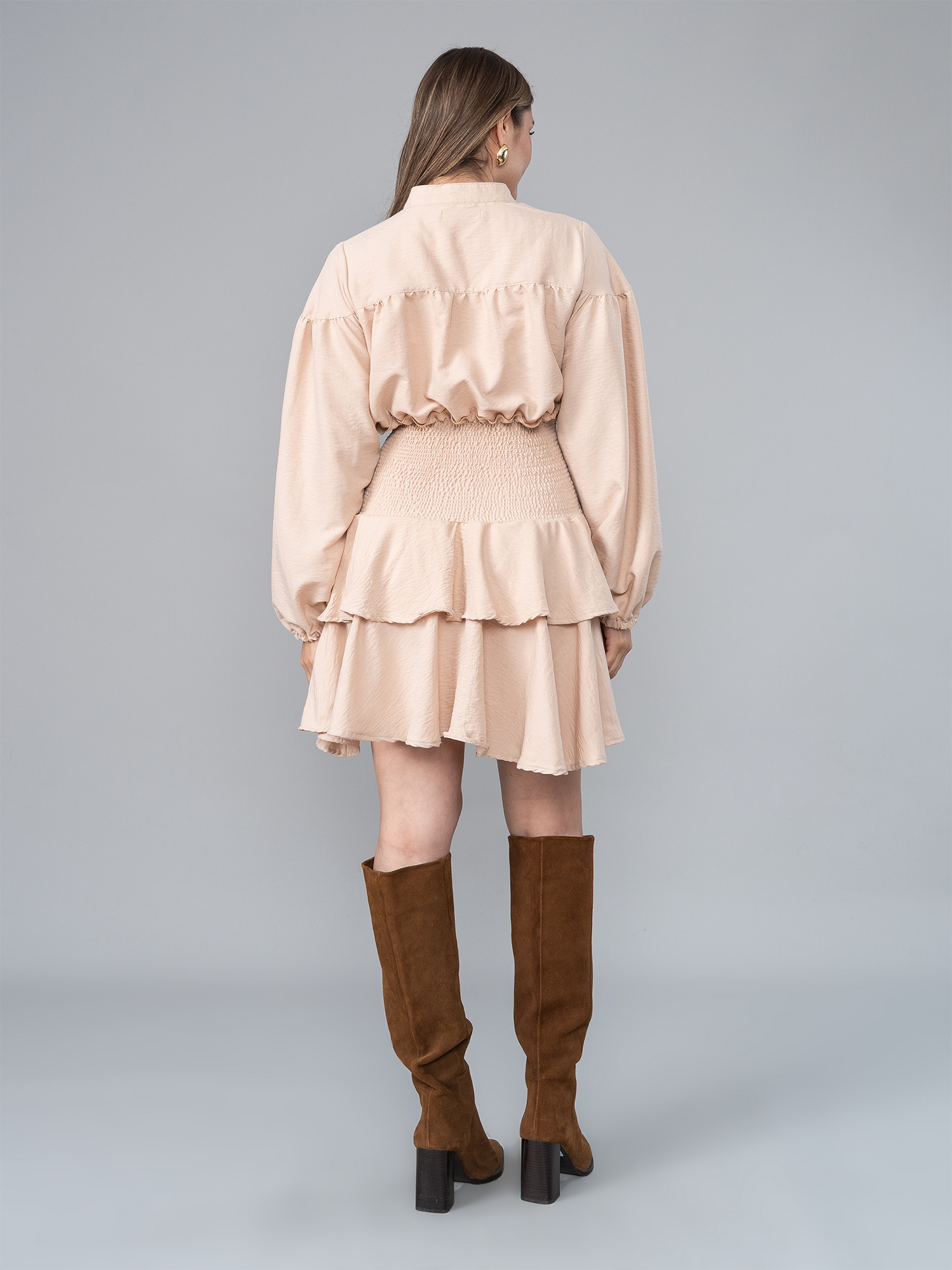 Vestido Ada Beige en Genova