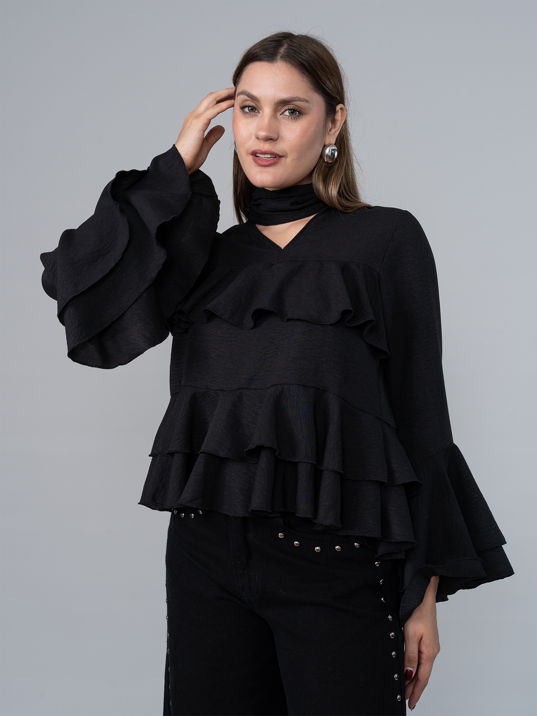 Blusa Boho Negro