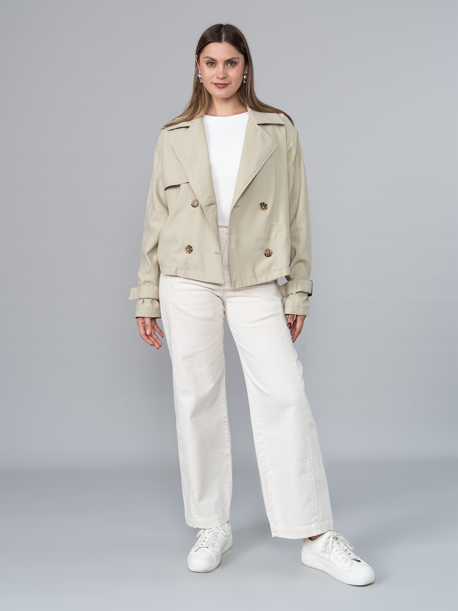 Trench Corto Verde