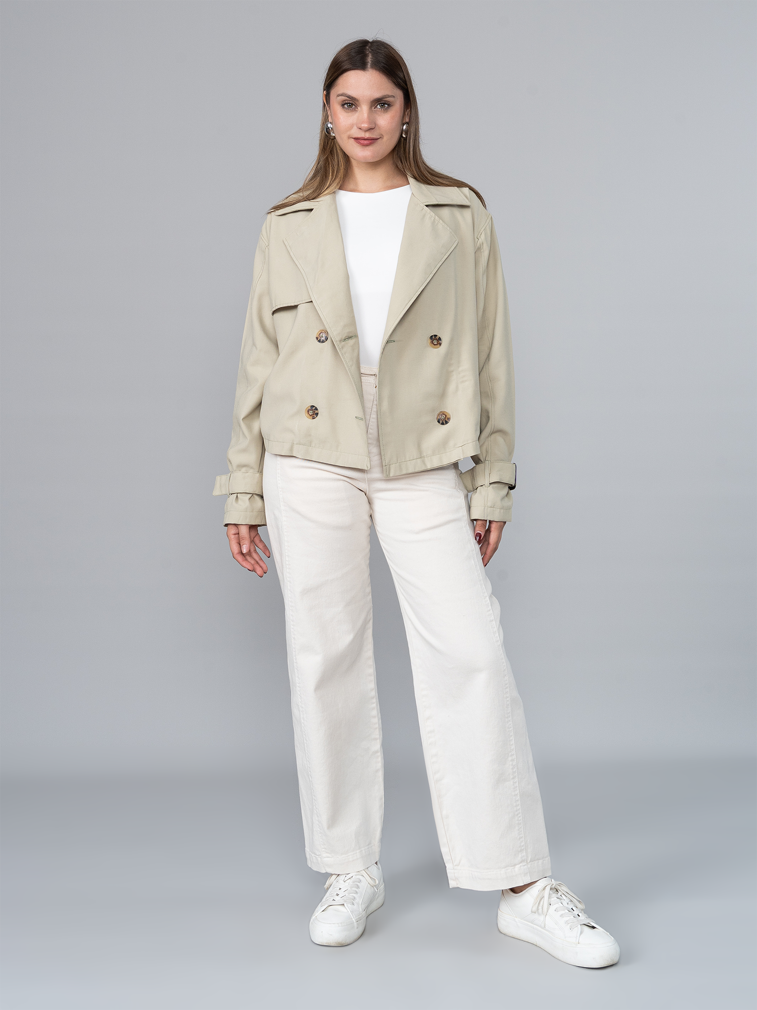 Trench Corto Verde