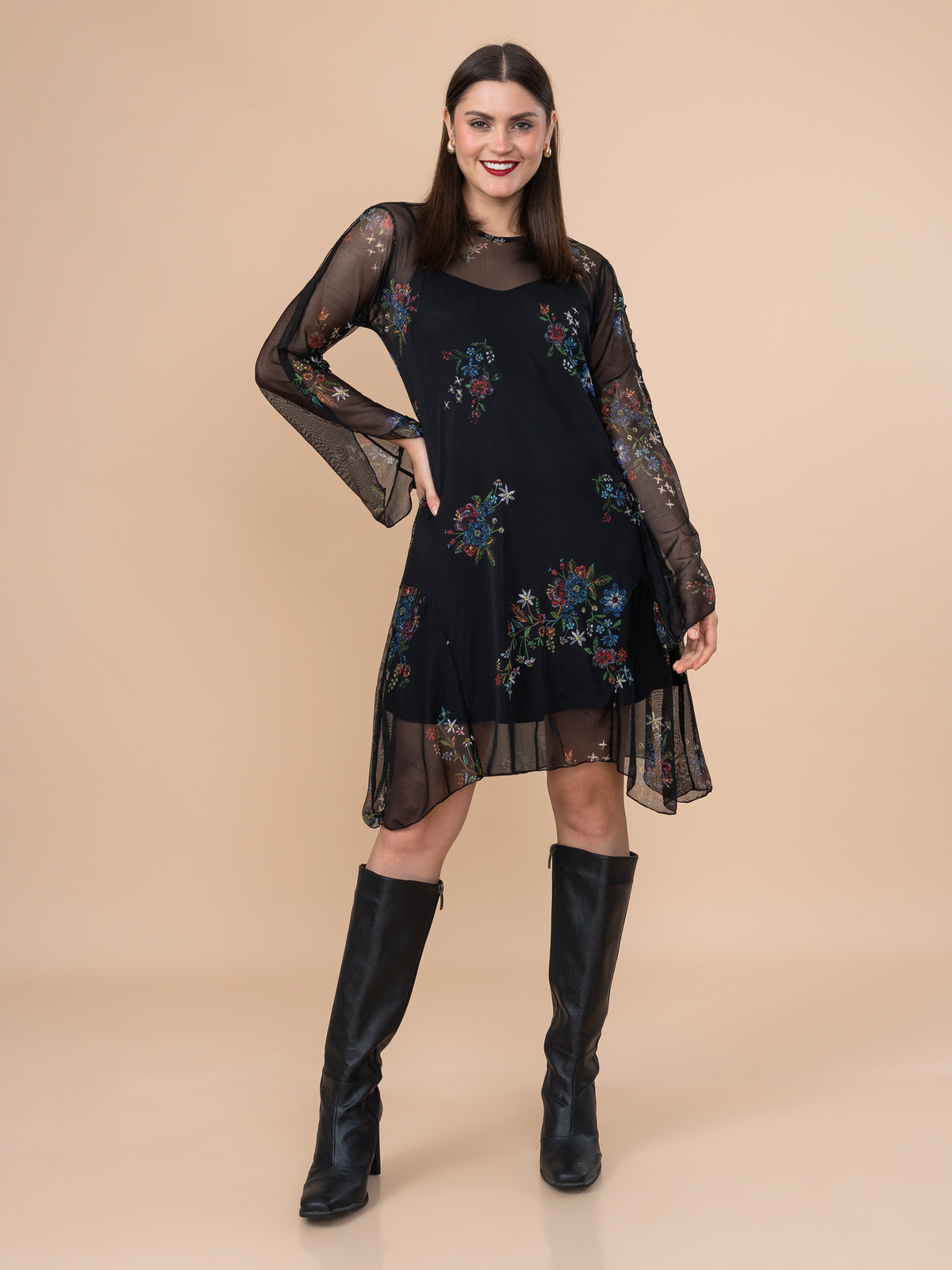 VESTIDO ERIKA  NEGRO