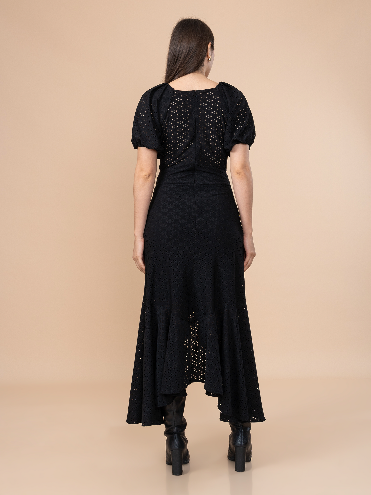 Vestido Broderie Negro