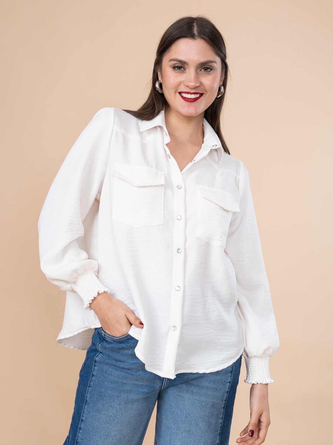 Blusa Cielo Hueso