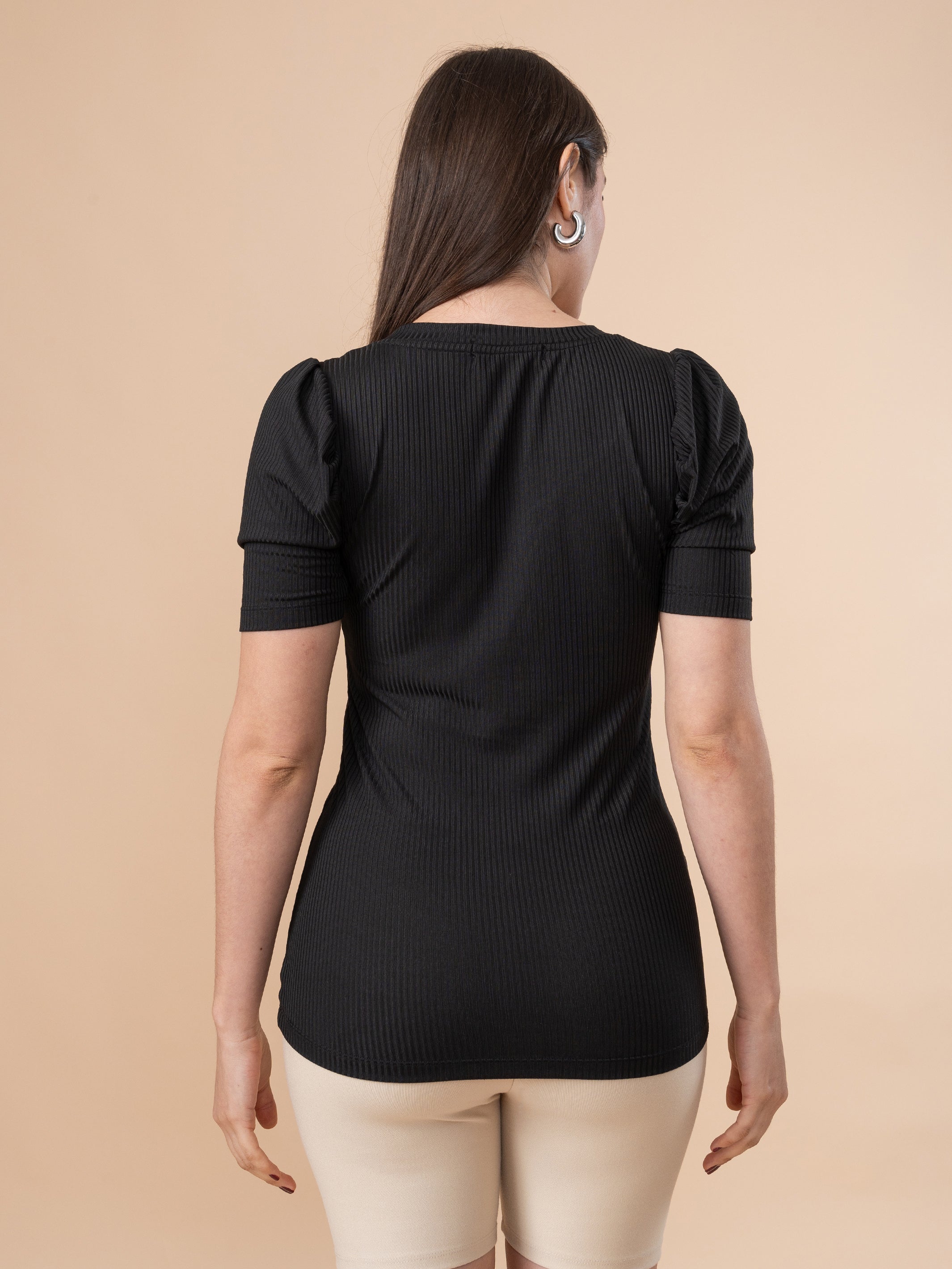 Polo Donna Manga Corta Negro