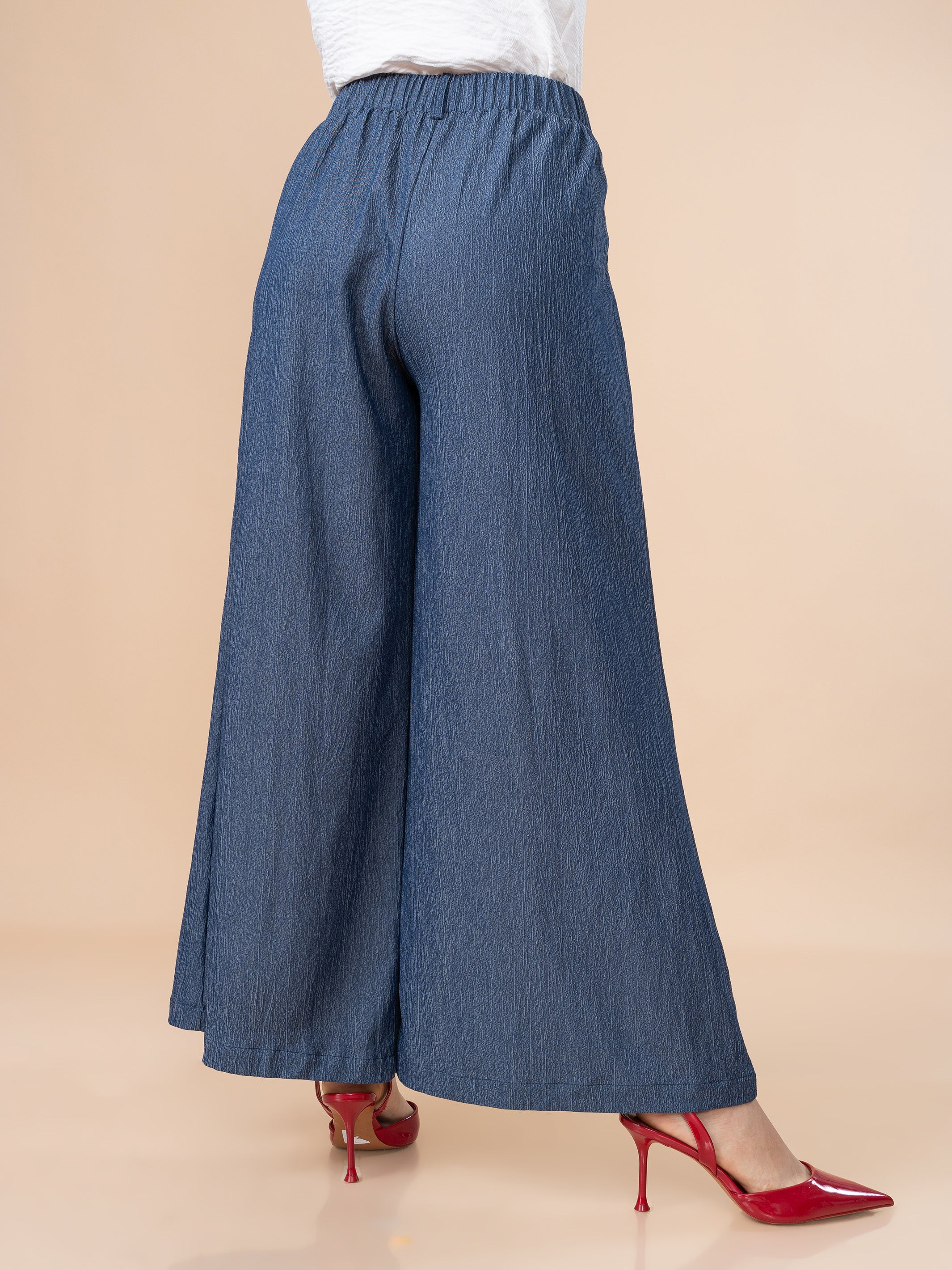 Pantalón de Chambray Tere Azul