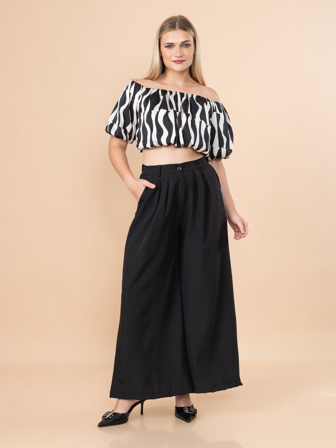 Top Estampado Zebra