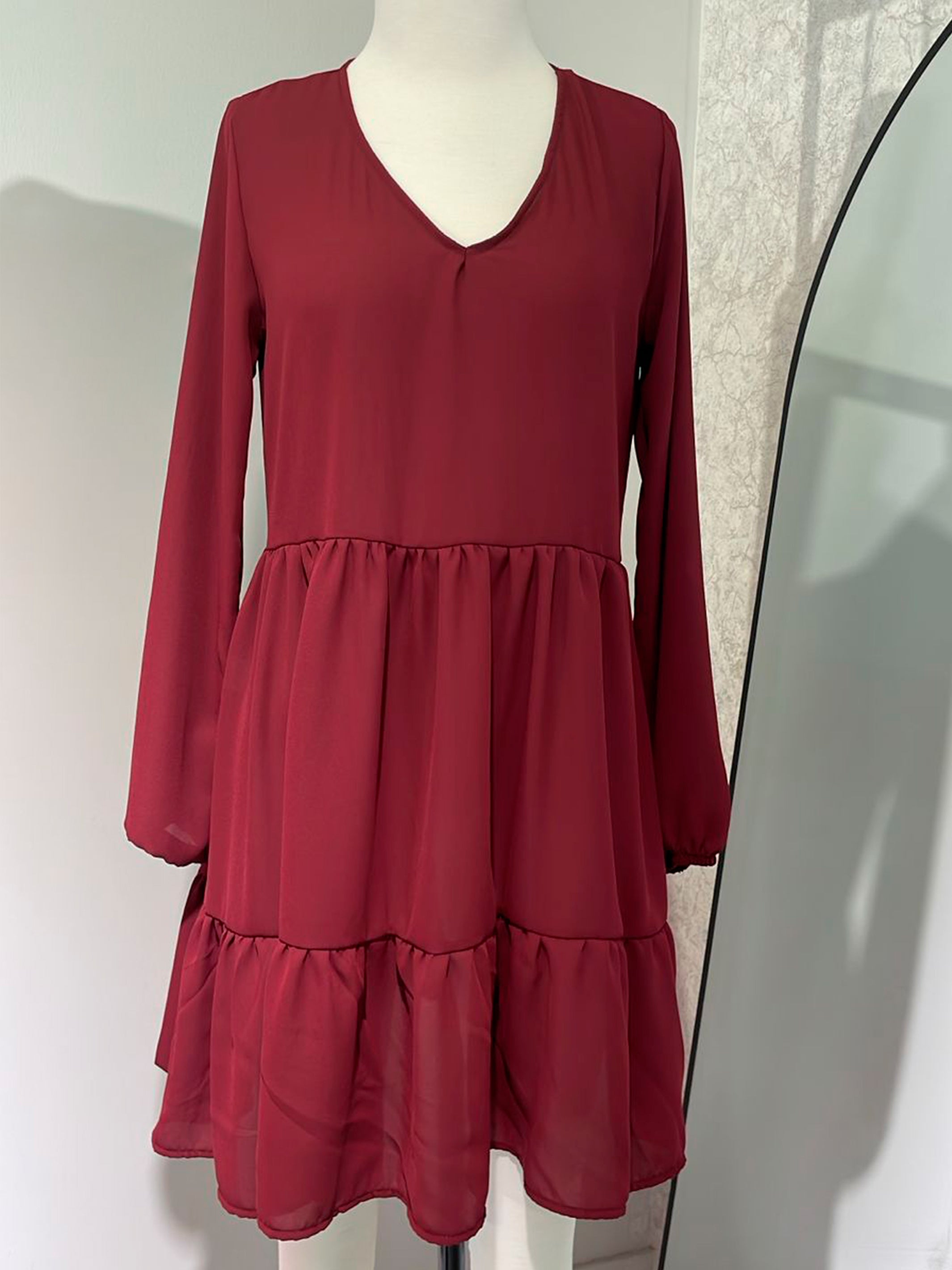 Vestido Nelly Vino OUTLET