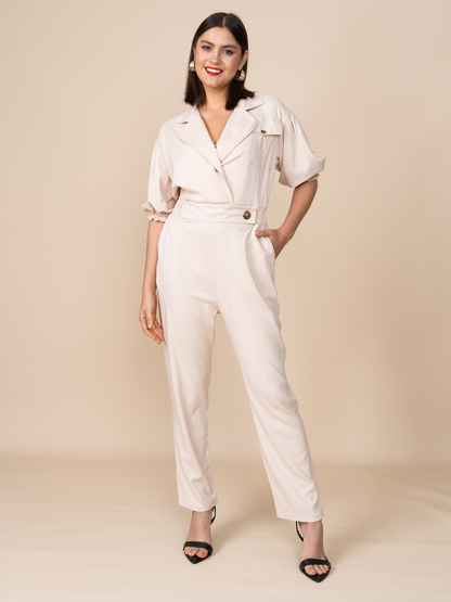 Enterizo Thalia Beige