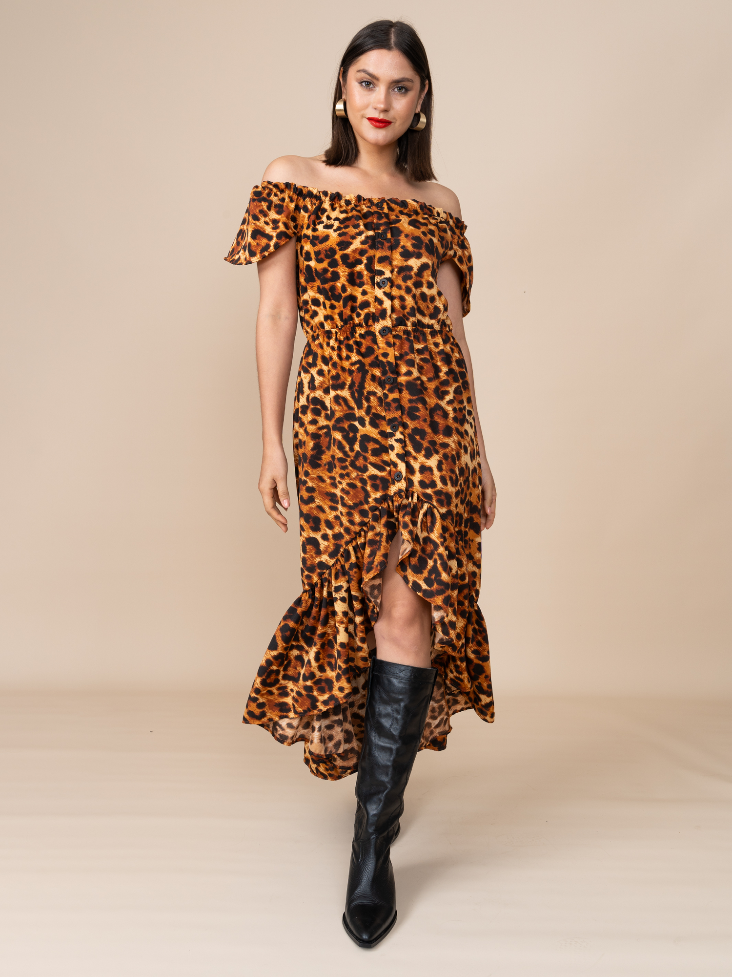 Vestido Julieta Estampado Animal Print