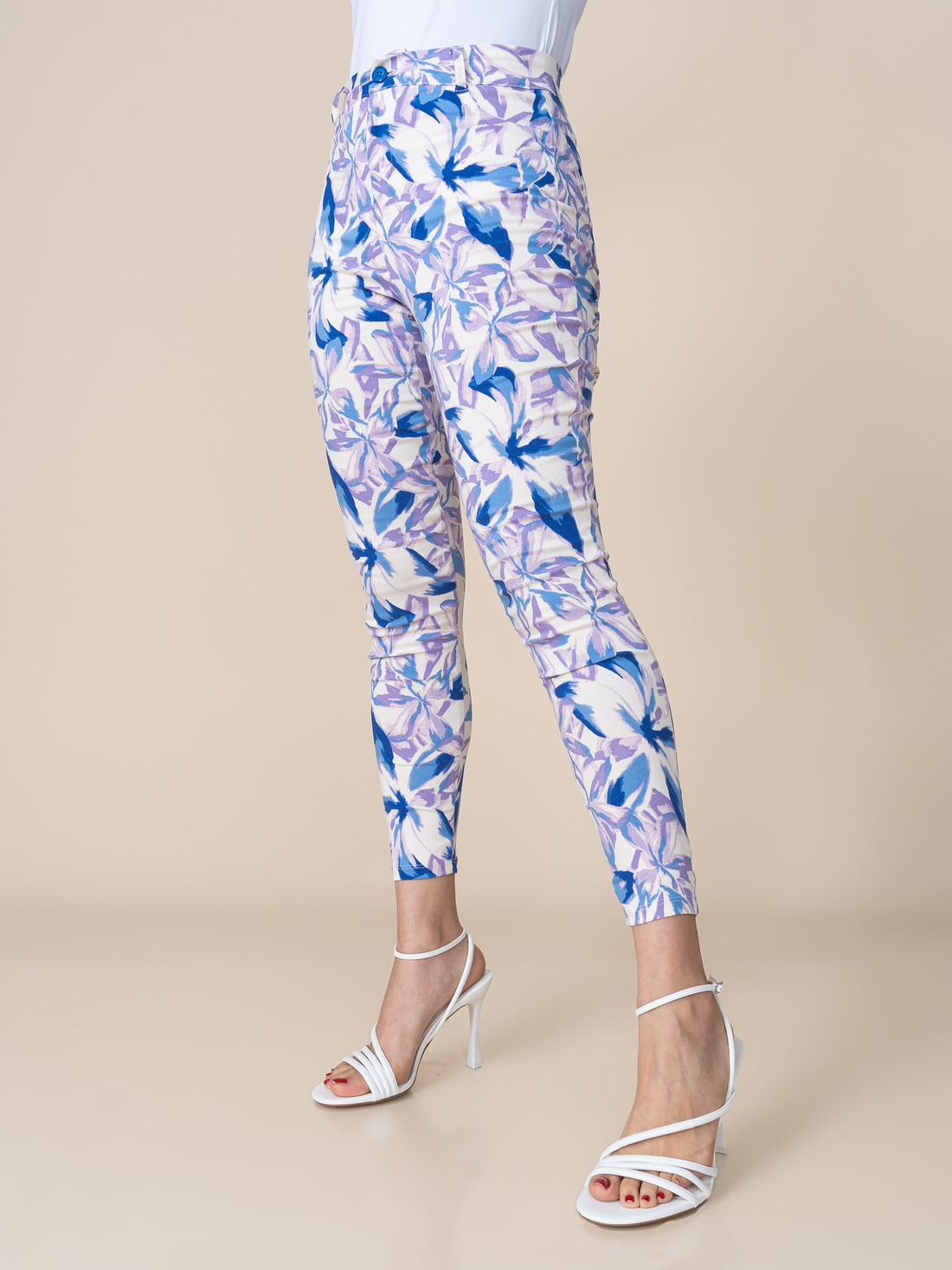 PANTALON LUCIA ESTAMPADO MORADO XS OUTLET 4616