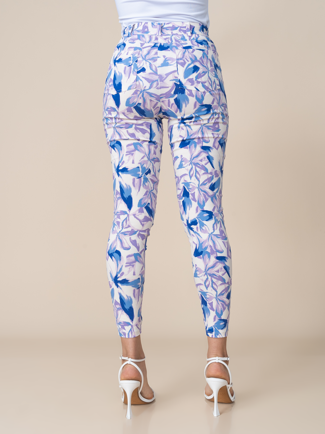 PANTALON LUCIA ESTAMPADO MORADO XS OUTLET 4616