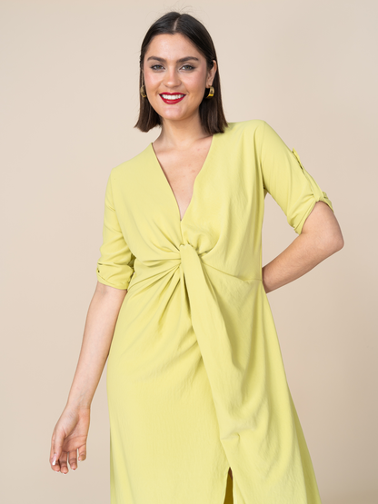 Vestido Pilar Verde Lima