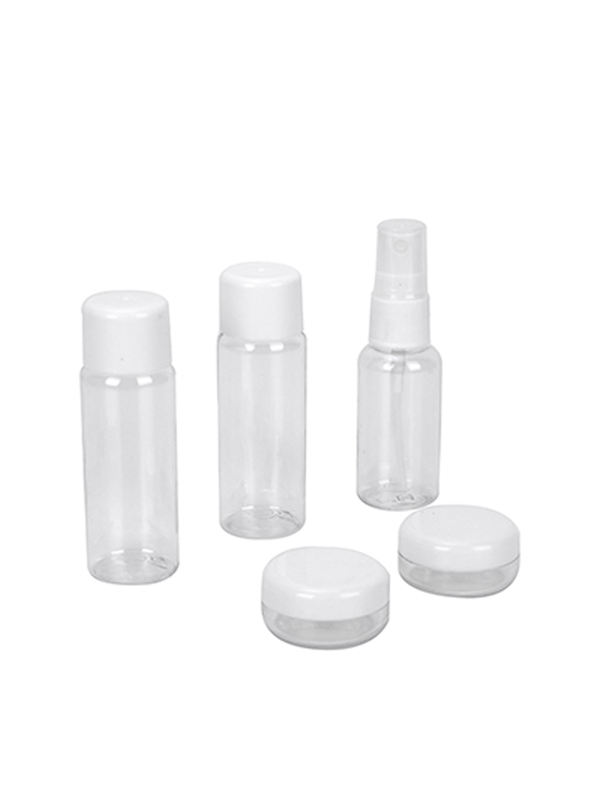 Kit X5 Piezas de Plastico para Viajes 009W