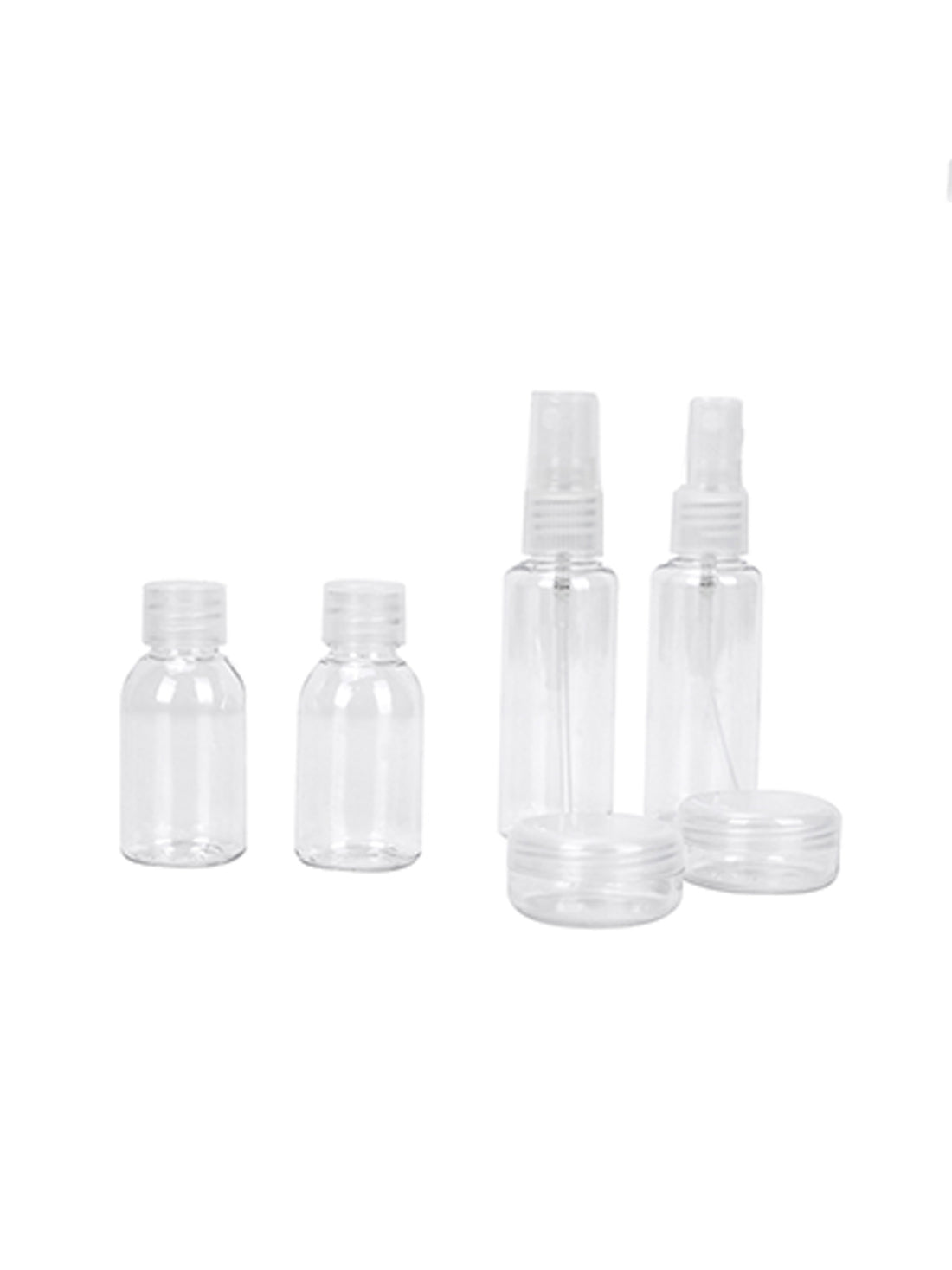 Kit X6 Botellas de Plastico para Viajes 0011TR