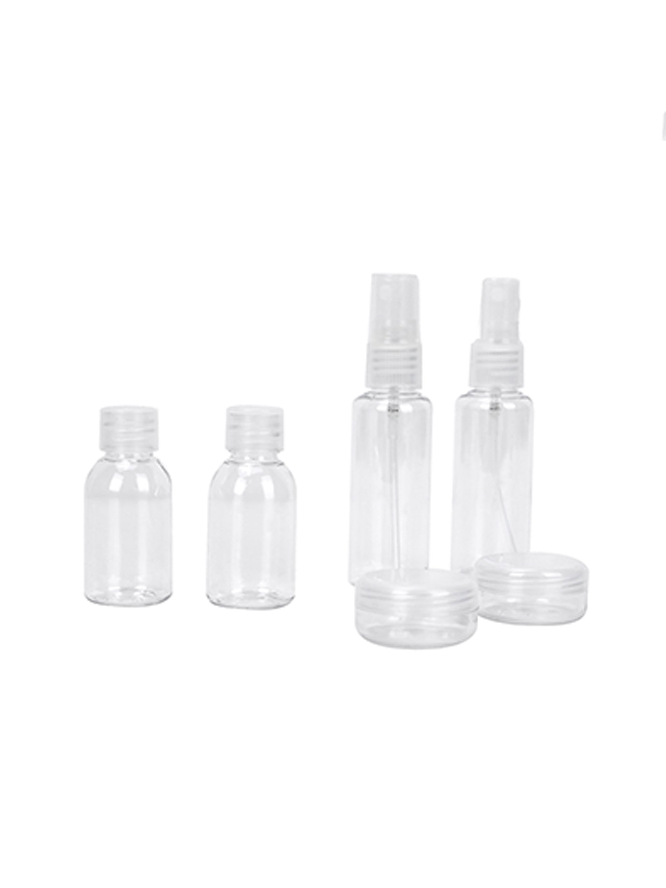 Kit X6 Botellas de Plastico para Viajes 0011TR