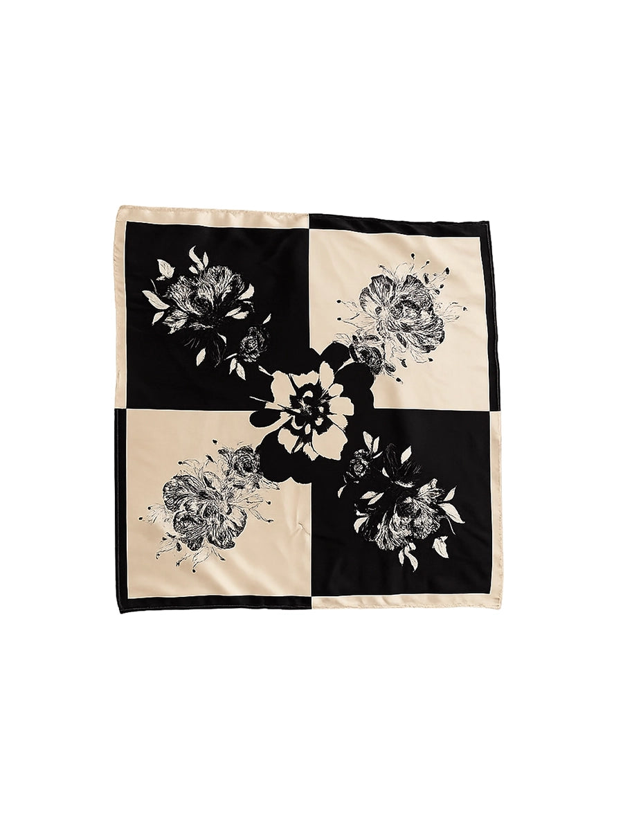 Pañuelo Cuadros Negro