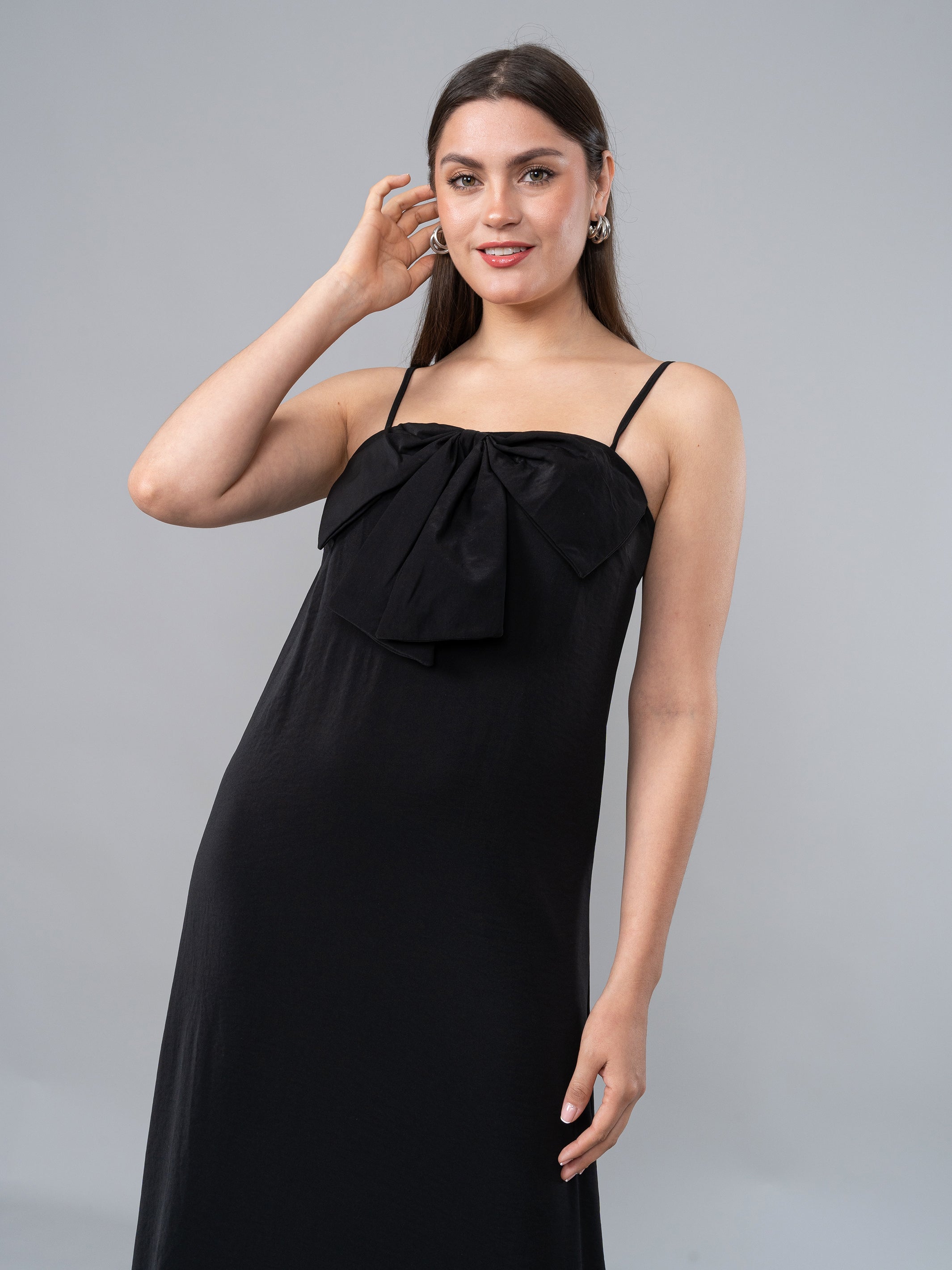 Vestido Lazo Negro