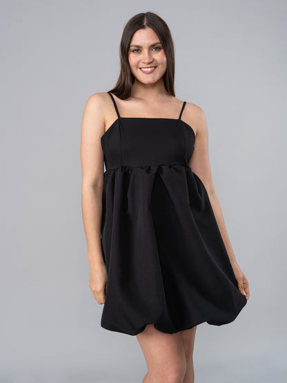 Vestido Globo Negra