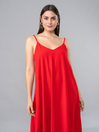 Vestido Maria Fe Rojo