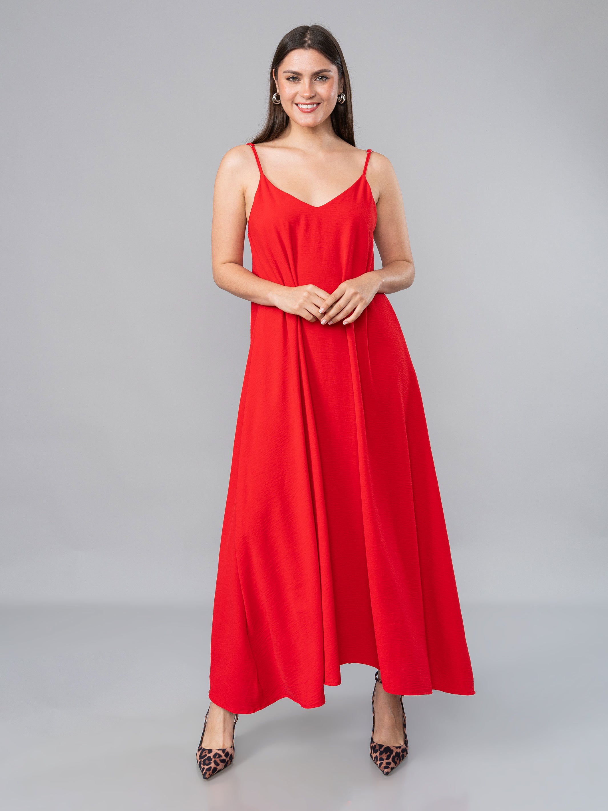 Vestido Maria Fe Rojo