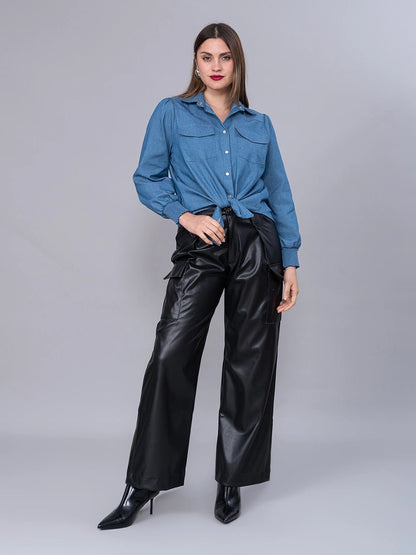 Blusa cielo Chambray - Blusa de La Matier