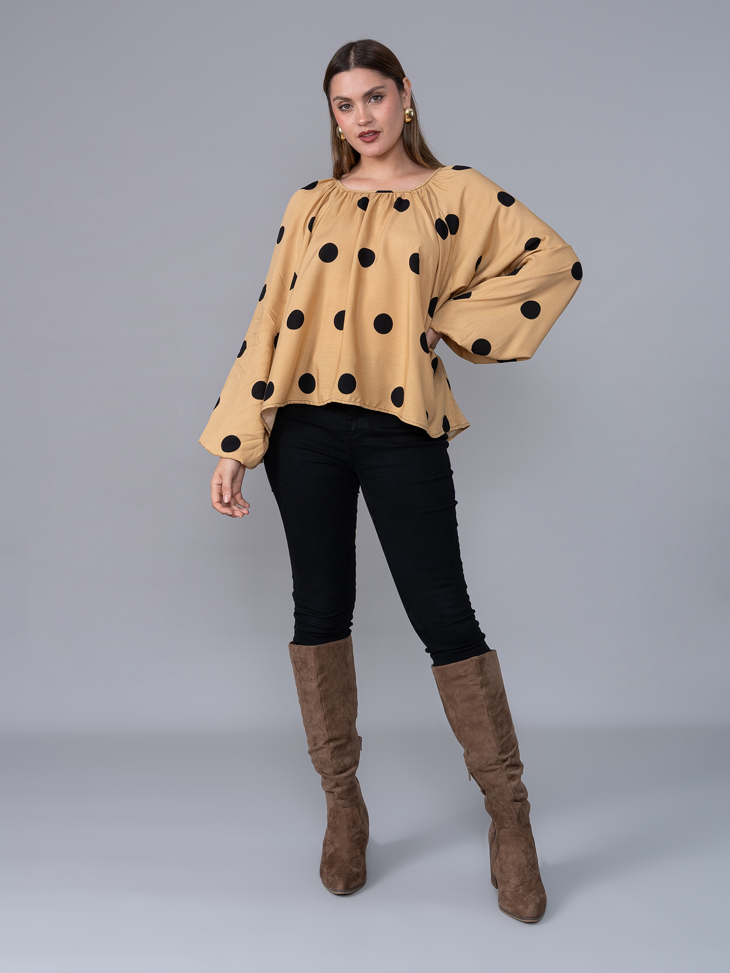 Blusa Rangla Polka Dods
