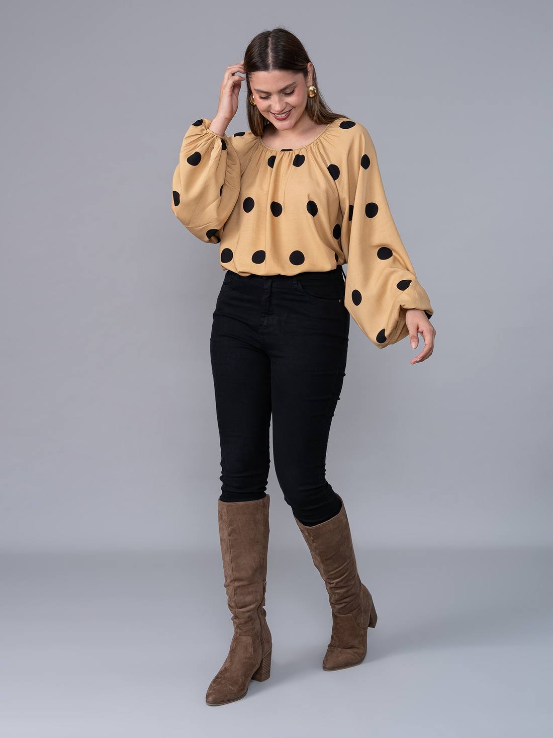 Blusa Rangla Polka Dods