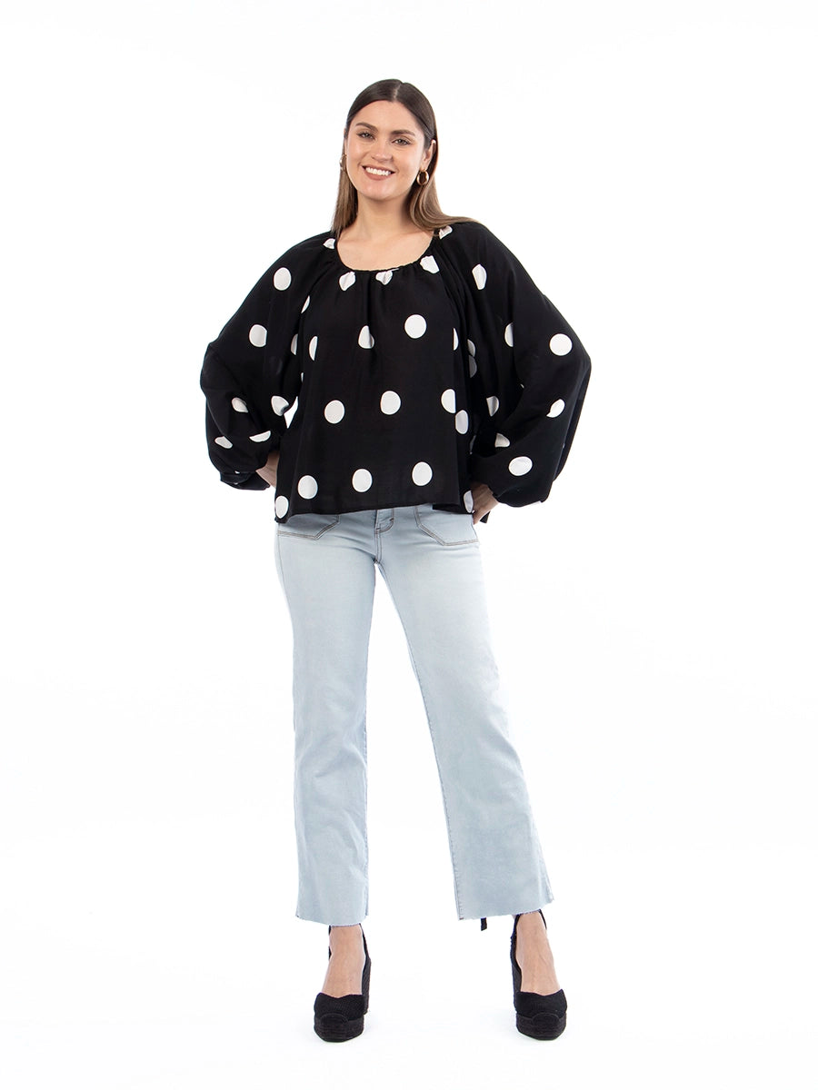 Blusa Rangla Polka Dods