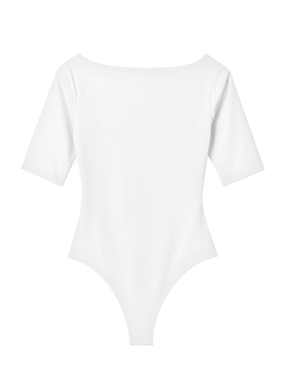 Body Básico Manga Corta Blanco