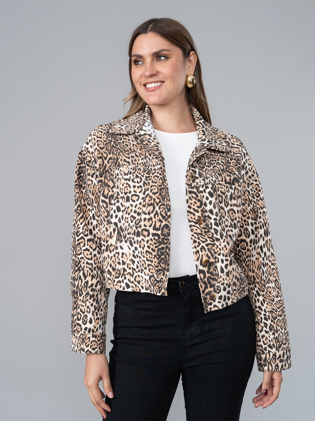 Casaca Alicia Animal Print en Catania