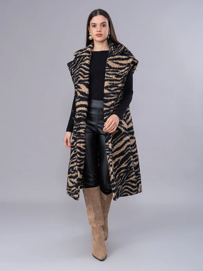 Chaleco Leticia Animal Print - Chaleco de La Matier