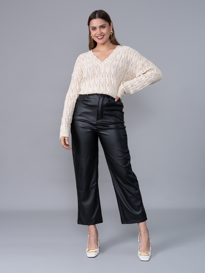 Chompa Tejida Andrea Beige