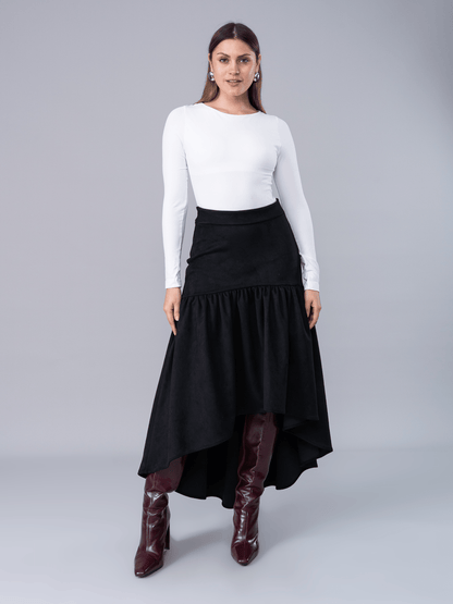 Falda Greta Negro - Falda de La Matier