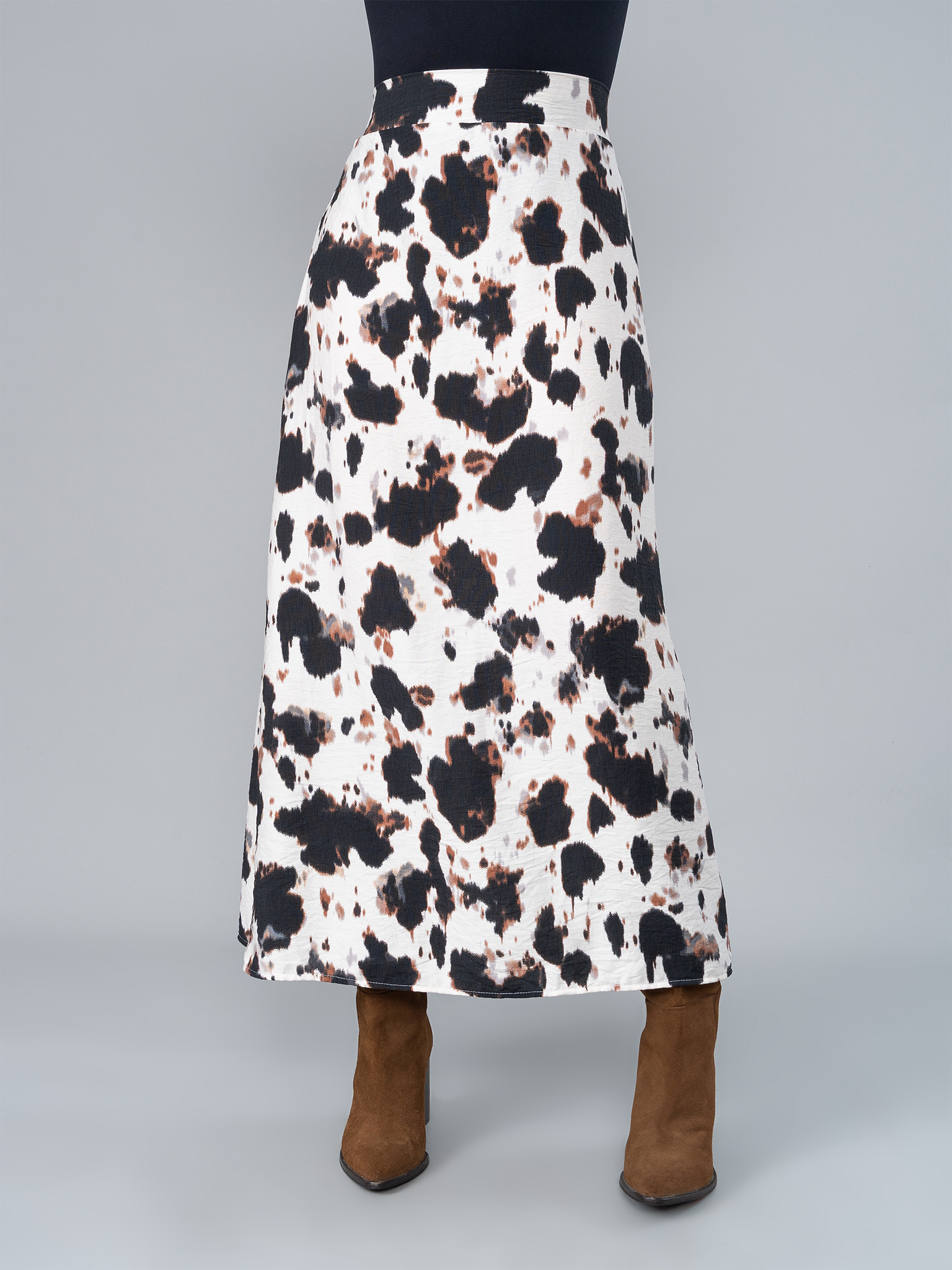 Falda Larga  Lira Estampada