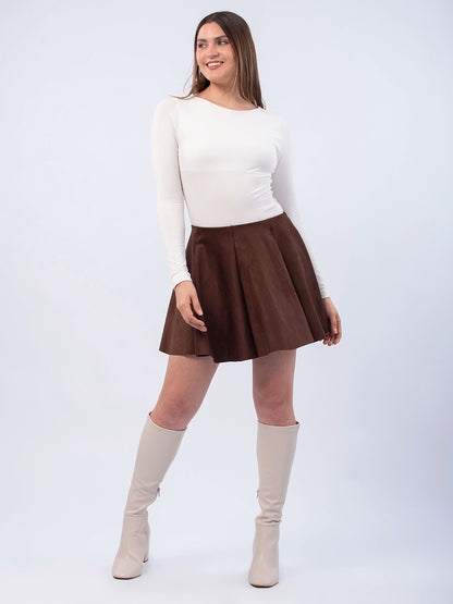 Falda Lara Marrón