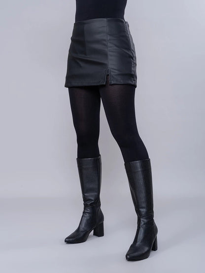 Falda/Short en Cuerina Mery - Falda de La Matier